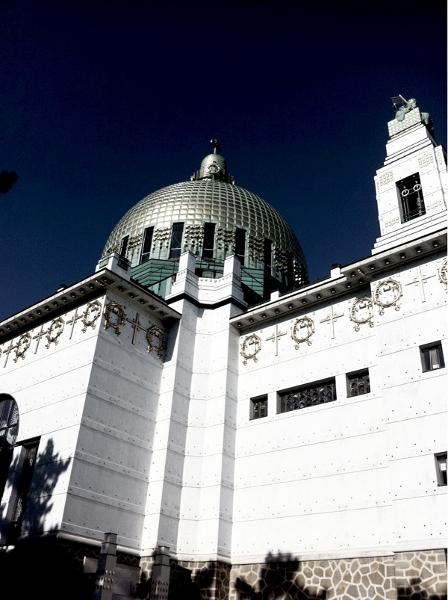 otto wagner church in Vienna/Steinhof