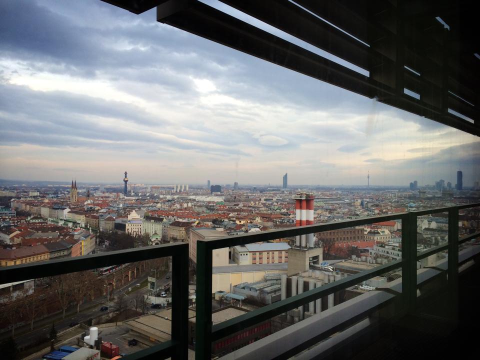 Blick vom AKH Wien