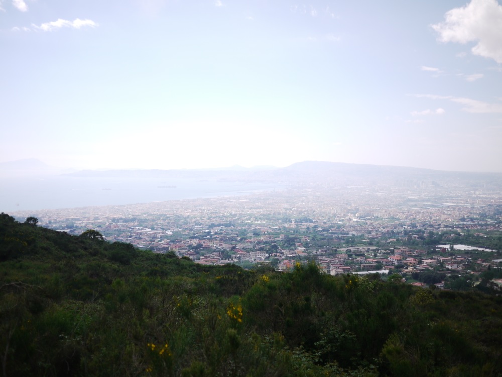 View from mount Vesuvius, Italy