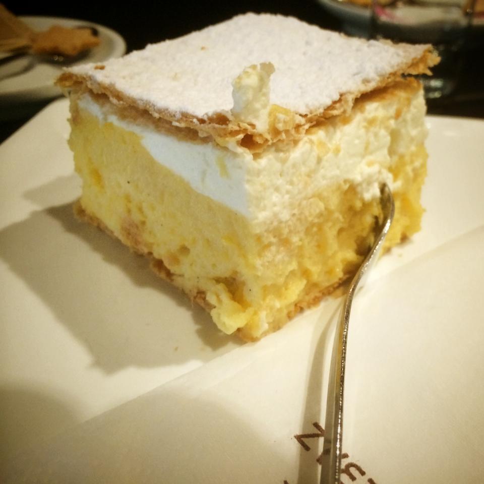 Cremeschnitte in Ljubljana